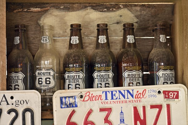 Route 66 beer bottles