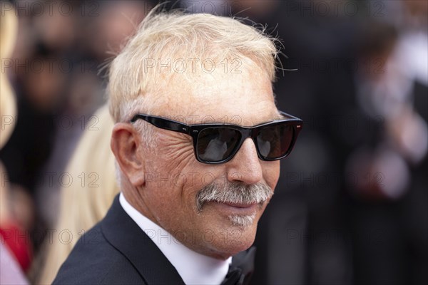 Cannes, France, 14 May 2024: Kevin Costner at the premiere of Horizon: An American Saga on the red