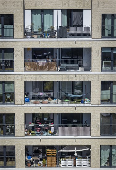 New-build flats in Berlin, Heidestrasse (photo for editorial use only, no property release