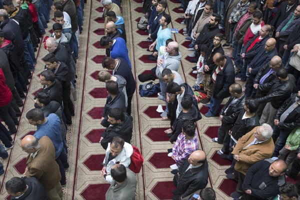 Muslims in Berlin gathered for prayer on 1 May 2015 at the Dar Assalam Mosque, Neukoelln Meeting