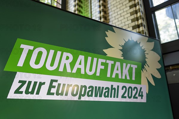 Press event in Berlin, 13.05.2024. The campaign tours for the European elections of Buendnis 90/DIE