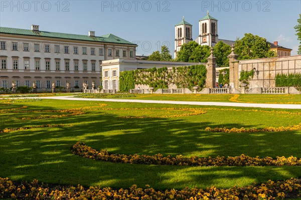 Mirabell Gardens, Andraekirche, City of Salzburg, Province of Salzburg, Austria, Europe