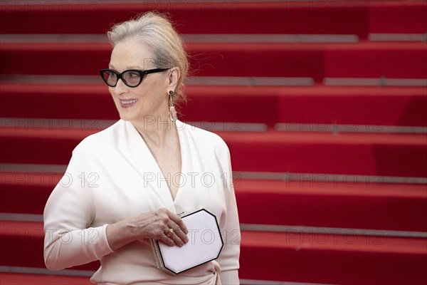 Cannes, France, 14 May 2024: Meryl Streep during the opening of the 77th Cannes International Film