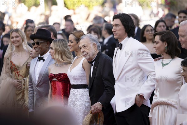 Cannes, France, 16 May 2024: Grace VanderWaal, Laurence Fishburne, D. B. Sweeney, Talia Shire,
