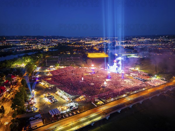 1st Rammstein Concert 2024 in Dresden, Dresden, Saxony, Germany, Europe