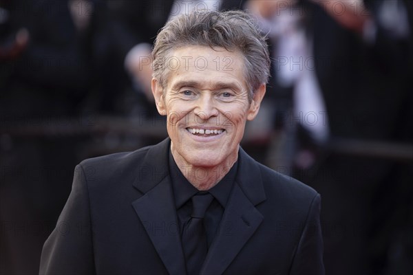 Cannes, France, 17.5.2024: Willem Dafoe at the premiere of Kinds of Kindness on the red carpet of