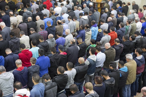 Muslims in Berlin gathered for prayer on 1 May 2015 at the Dar Assalam Mosque, Neukoelln Meeting