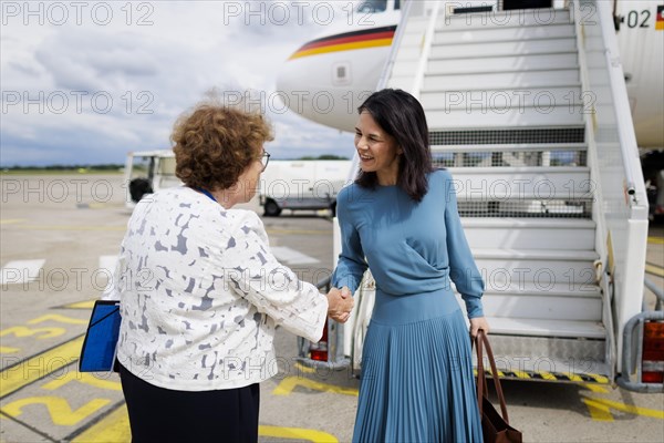 Annalena Baerbock (Alliance 90/The Greens), Federal Foreign Minister, travels to Strasbourg for the