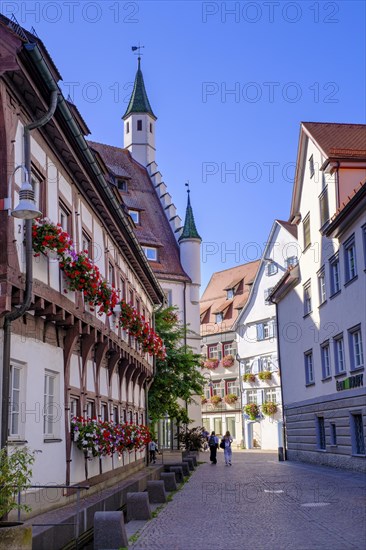 Old and New Town Hall, Biberach an der Riss, Upper Swabia, Baden-Wuerttemberg, Germany, Europe