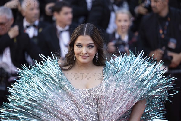 Cannes, France, 17.5.2024: Aishwarya Rai Bachchan at the premiere of Kinds of Kindness on the red