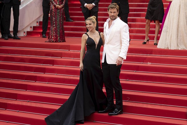 Cannes, France, 15.5.2024: Elsa Pataky and Chris Hemsworth at the premiere of Furiosa: A Mad Max