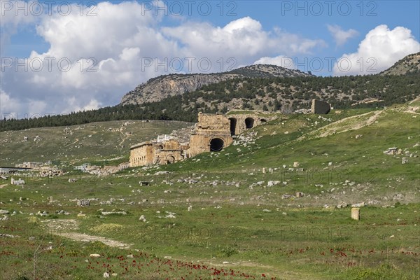 Odeon Hierapolis, Ancient City of Hierapolis, Pamukkale, Denizli, UNESCO World Heritage Site,