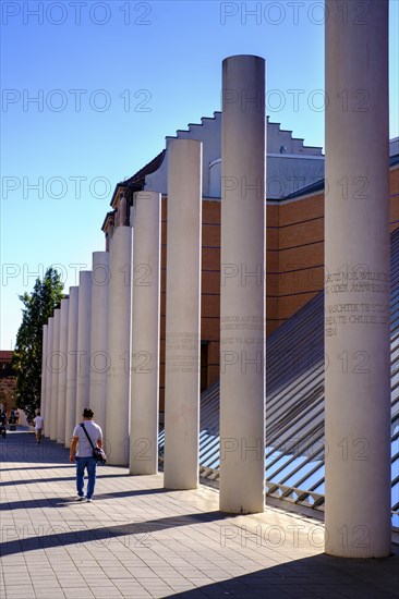 Street of Human Rights, Germanisches National Museum, Nuremberg, Middle Franconia, Franconia,
