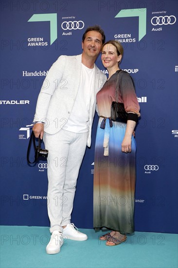 Andreas Elsholss and Denise Zich at the presentation of the 17th Green Awards 2024 at Messe Berlin.
