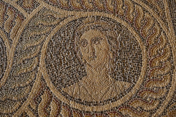 Polyhymnia, the hymn-rich muse, the muse of pantomime, One of the nine muses, Historical mosaic art