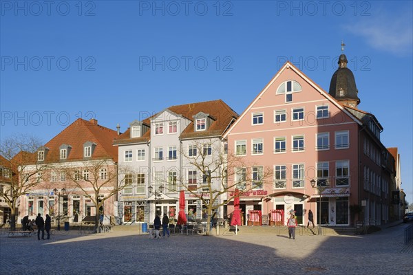 Neuer Markt, Waren, Mueritz, Mecklenburg Lake District, Mecklenburg, Mecklenburg-Vorpommern,