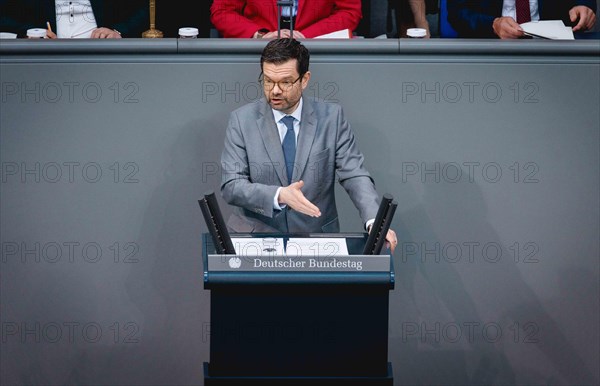 Marco Buschmann, Federal Minister of Justice, speaks on the Bureaucracy Reduction Act at the 170th