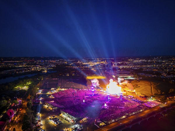 1st Rammstein Concert 2024 in Dresden, Dresden, Saxony, Germany, Europe