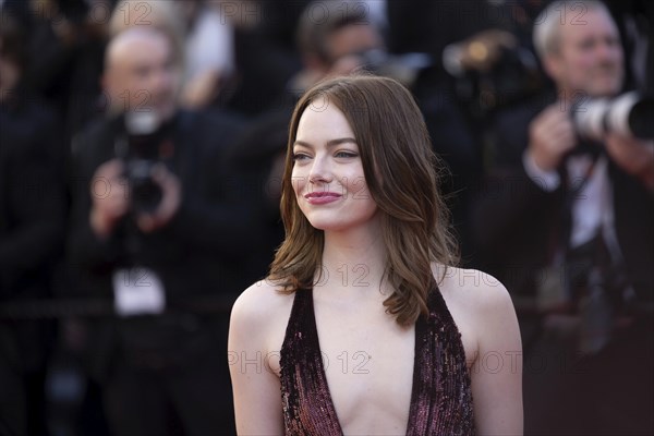 Cannes, France, 17.5.2024: Emma Stone at the premiere of Kinds of Kindness on the red carpet of the