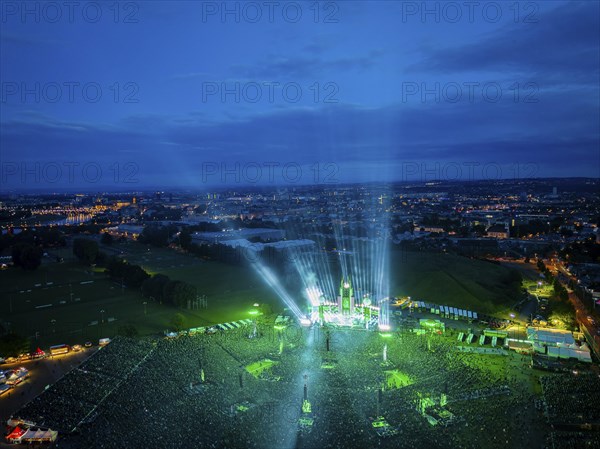 A total of around 200, 000 people attended the 4 concerts by the German band Rammstein in the