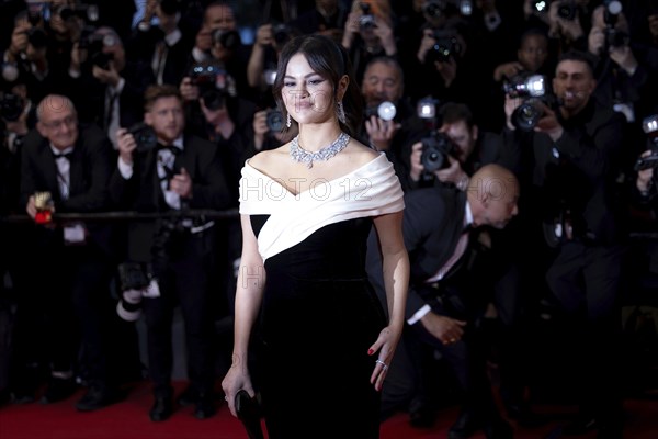 Cannes, France, 17.5.2024: Selena Gomez at the premiere of Emilia Perez on the red carpet of the