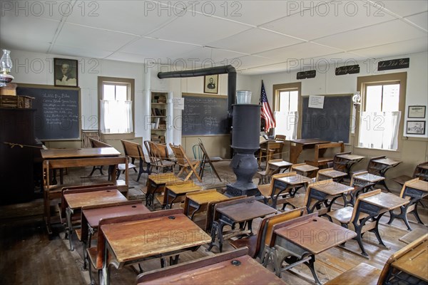Fort Dodge, Iowa, The Border Planes School at the Fort Museum and Frontier Village. Operated by the