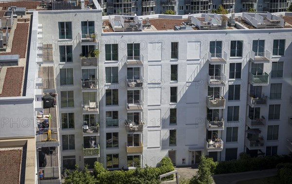 New-build flats in Berlin, Heidestrasse (photo for editorial use only, no property release