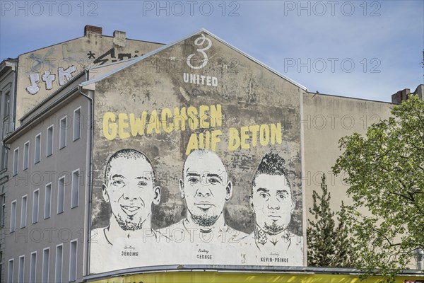 Graffiti, Jerome, George, Kevin-Prince Boateng, Plattenbau, Badstrasse, Gesundbrunnen, Mitte,