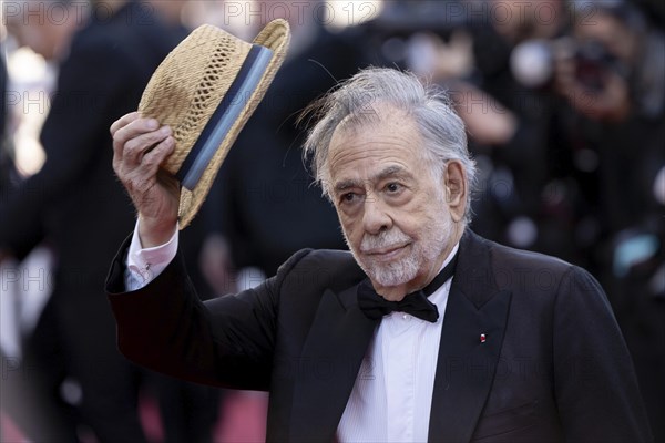 Cannes, France, 16.5.2024: Francis Ford Coppola at the premiere of Megalopolis on the red carpet of