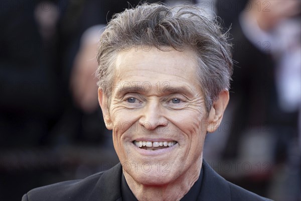 Cannes, France, 17.5.2024: Willem Dafoe at the premiere of Kinds of Kindness on the red carpet of