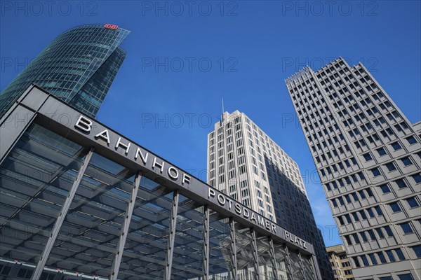 Potsdamer Platz, skyscrapers, railway tower, Sony Center, Beisheim Center, Ritz Carlton luxury