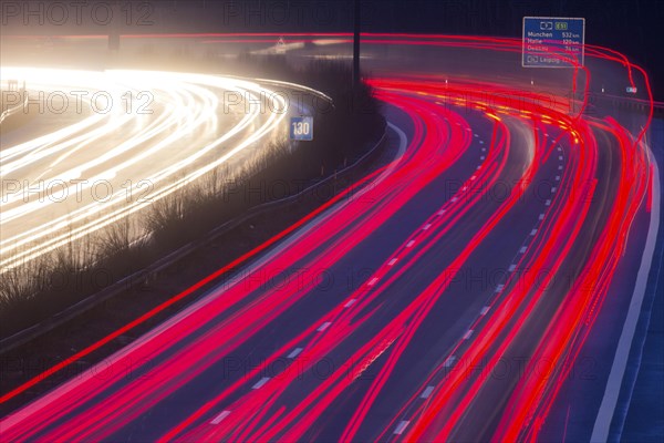 Busy A9 motorway on 15.12.2014. (c) Jochen Eckel, mail@jochen-eckel.de, www.jochen-eckel.de, B a n