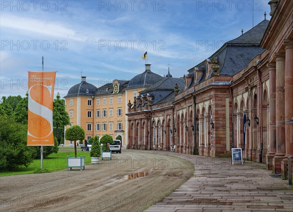 Schwetzingen Palace, Schwetzingen Palace Gardens, Schwetzingen, Baden-Wuerttemberg, Germany, Europe