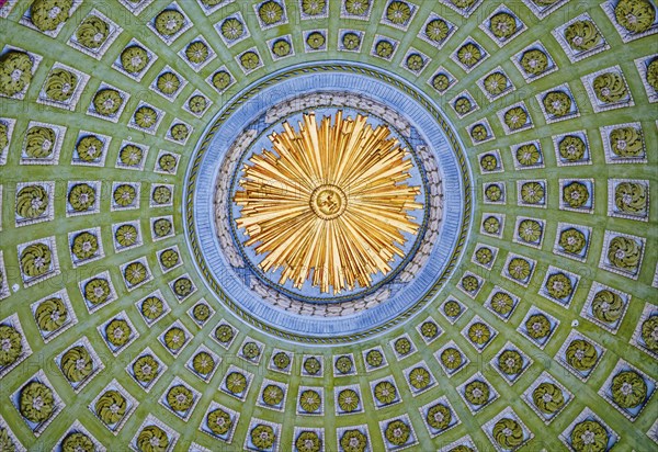 Dome of the Temple of Apollo, Schwetzingen Palace Gardens, Schwetzingen, Baden-Wuerttemberg,