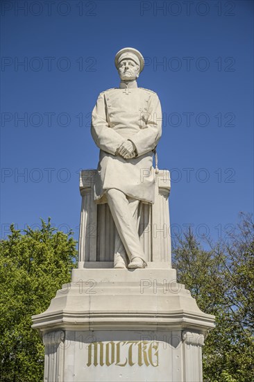 Monument, Helmuth Karl Bernhard von Moltke, Grosser Stern, Tiergarten, Mitte, Berlin, Germany,