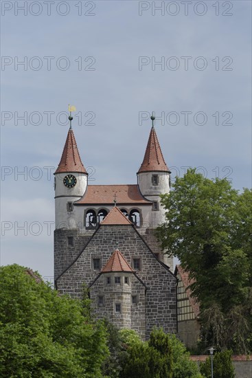 Art Nouveau church in Gaggstatt, Art Nouveau, Kirchberg-Gaggstatt, church, church tower, tower,