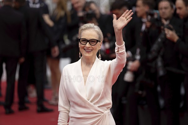 Cannes, France, 14 May 2024: Meryl Streep during the opening of the 77th Cannes International Film