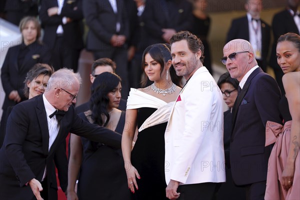 Cannes, France, 17.5.2024: Selena Gomez and Edgar Ramirez at the premiere of Emilia Perez on the