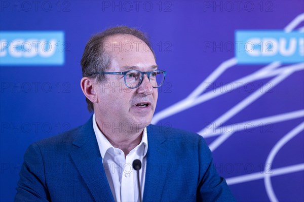 Alexander Dobrindt, Chairman of the CSU parliamentary group in the German Bundestag, recorded as