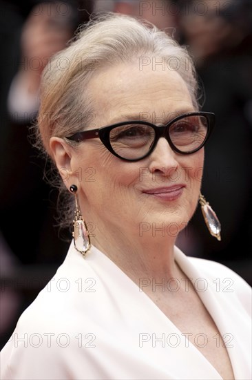 Cannes, France, 14 May 2024: Meryl Streep during the opening of the 77th Cannes International Film