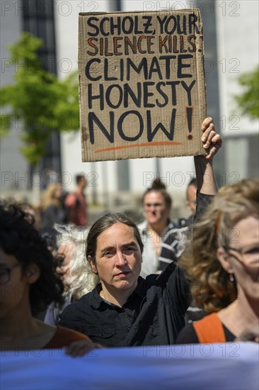 Judith Beadle at the silent protest for hunger strikers from Starve until you are honest . The
