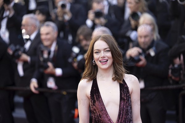 Cannes, France, 17.5.2024: Emma Stone at the premiere of Kinds of Kindness on the red carpet of the