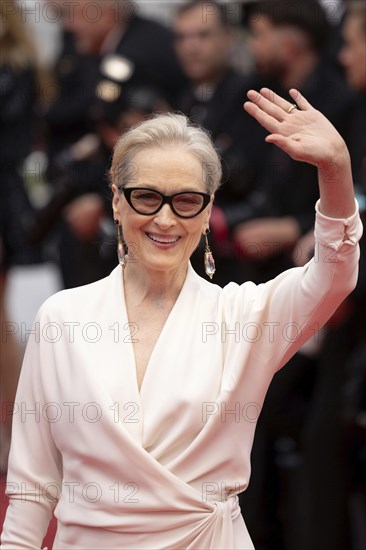 Cannes, France, 14 May 2024: Meryl Streep during the opening of the 77th Cannes International Film