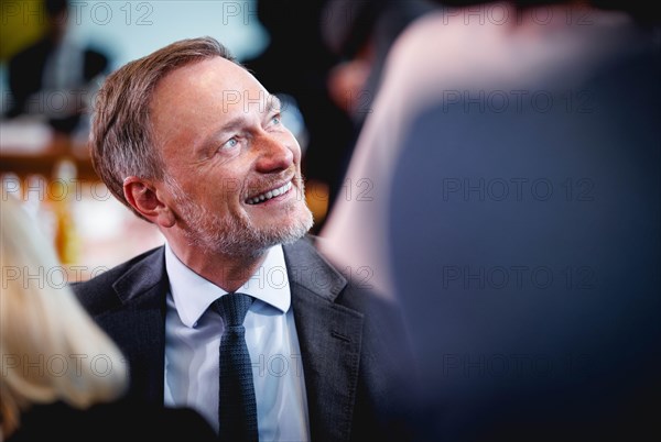 Christian Lindner, Federal Minister of Finance, recorded during a cabinet meeting in Berlin, 15 May