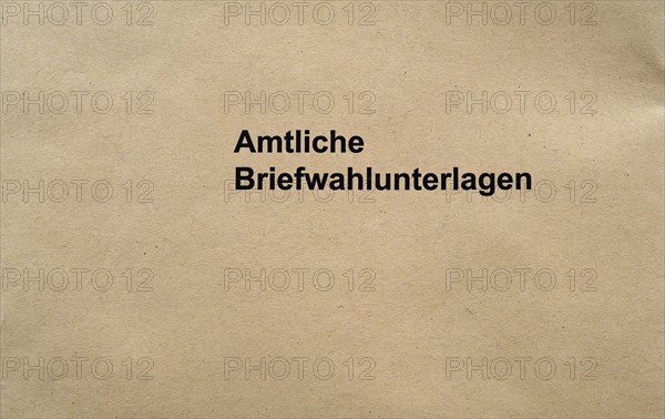 Postal voting, Official postal voting documents, Election, Parliamentary election, European
