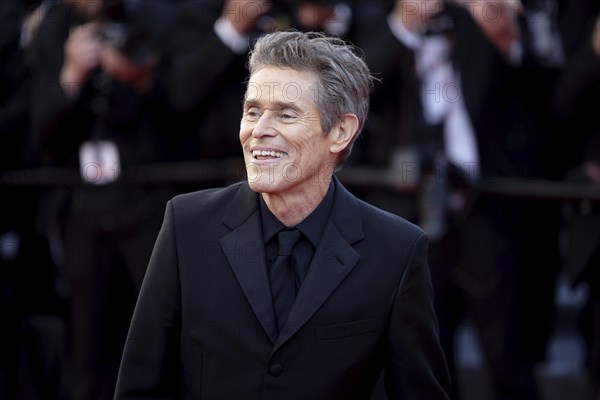 Cannes, France, 17.5.2024: Willem Dafoe at the premiere of Kinds of Kindness on the red carpet of