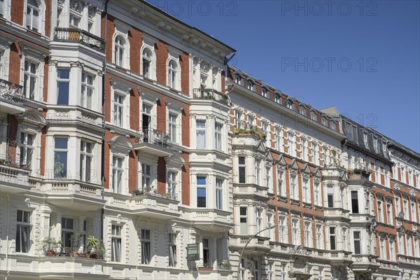 Facades, old buildings, Eisenacher Strasse, Schoeneberg, Tempelhof-Schoeenberg, Berlin, Germany,