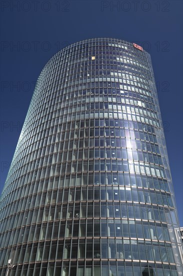 Potsdamer Platz, skyscrapers, railway tower, Berlin, Germany, Europe