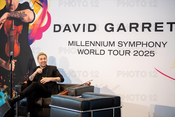 David Garrett, Press conference for the new tour Millennium Symphony World Tour 2025 at Flora,