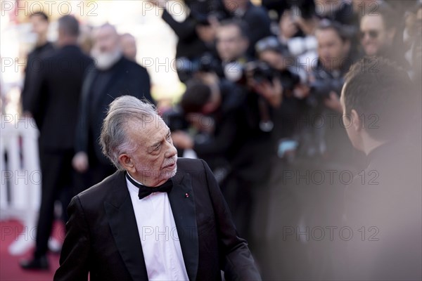 Cannes, France, 16.5.2024: Francis Ford Coppola at the premiere of Megalopolis on the red carpet of